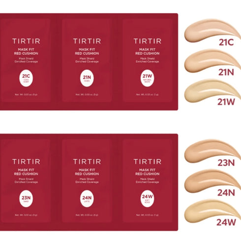 Sample Mask Fit Red Cushion 6 Colors Kit FIT - WowSkin Romania